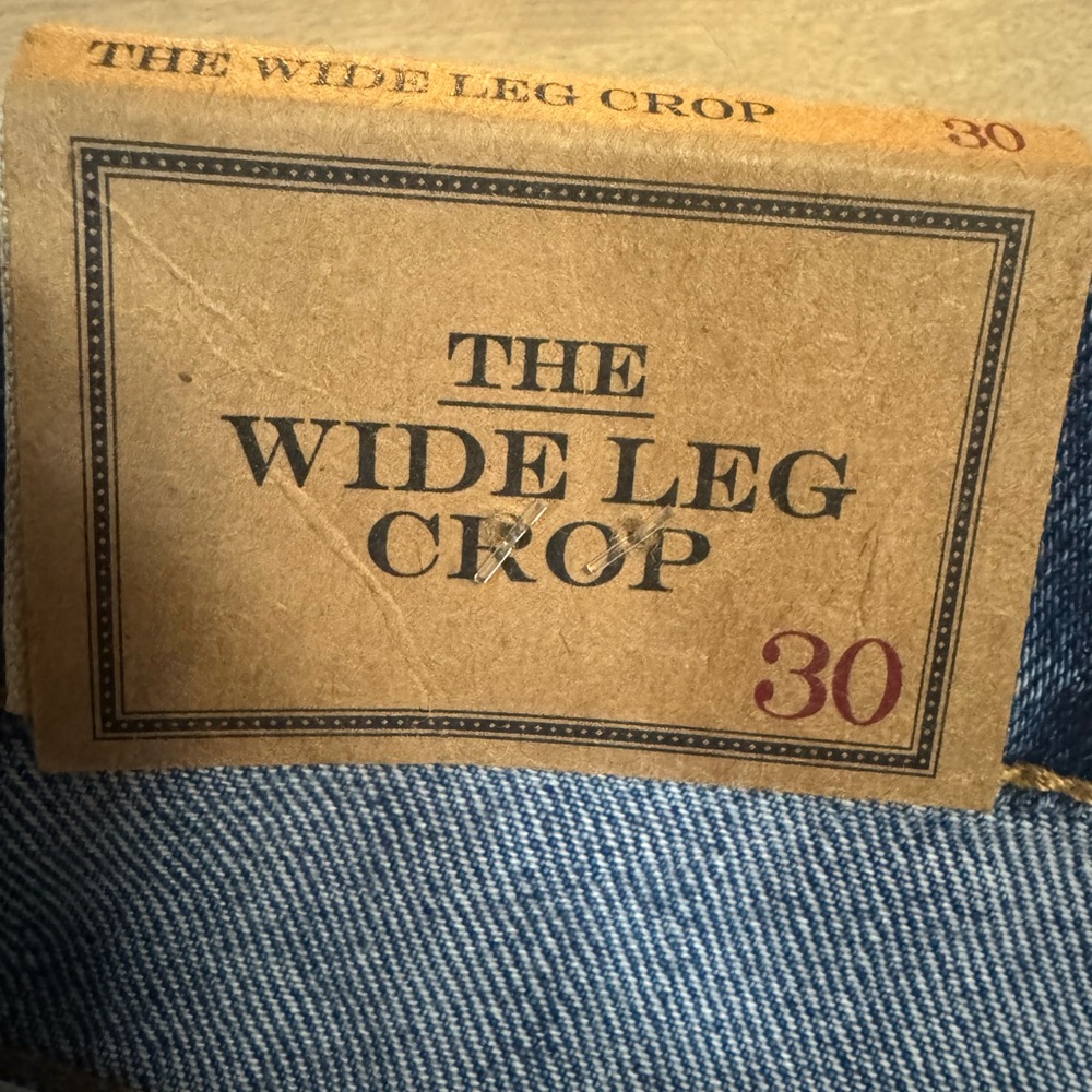 NWT Polo by Ralph Lauren Women's wide leg crop jeans yarn dyed - Picture 3 of 9